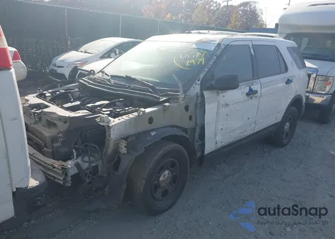 2018 Ford Explorer Police Interceptor из США, поврежденный, VIN 1FM5K8AR6JGA37103